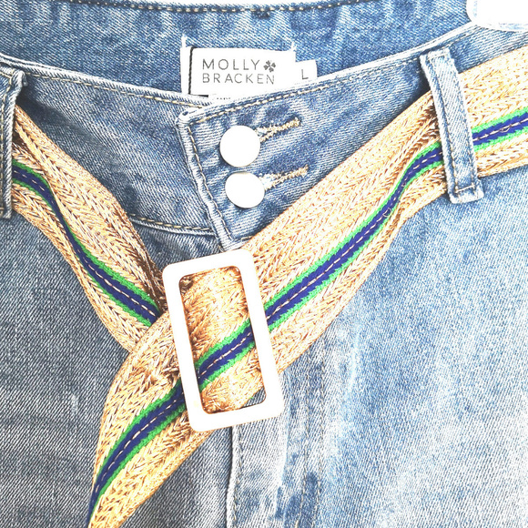 Host Pick nwt Molly Bracken Wide Leg Denim Jeans w.B… - Picture 5 of 6